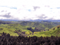 Les collines à perte de vue...